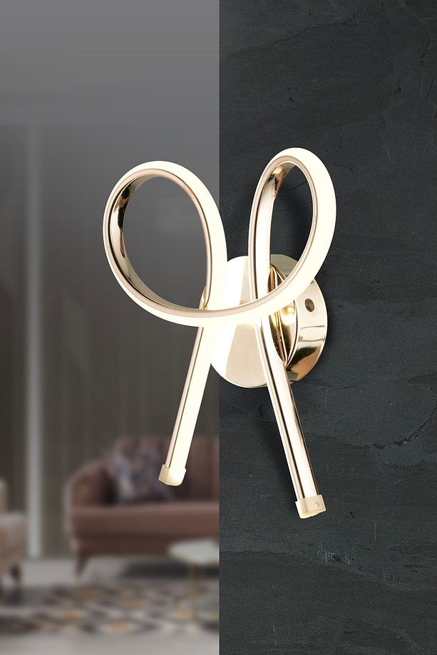Ap 04 Model Gold 3 Renkli Koridor Ve Mutfak Için Ideal Aplik Alüminyum Avize, 30x30 - 2