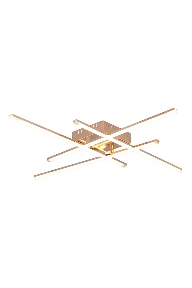 Pl 06 4 Model Gold 3 Renkli Salon Ve Oturma Odası Için Ideal Alüminyum Avize, 10x55 - 4