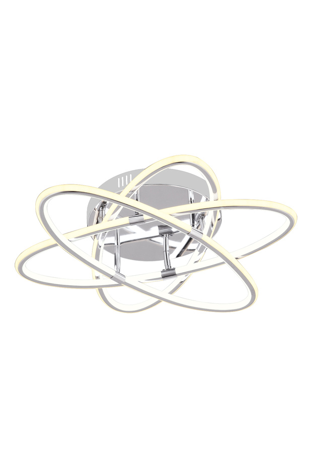 Pl 011 Çift Yönlü Model Krom 3 Renkli Salon Ve Oturma Odası Için Ideal Alüminyum Avize, 65x10 - 3