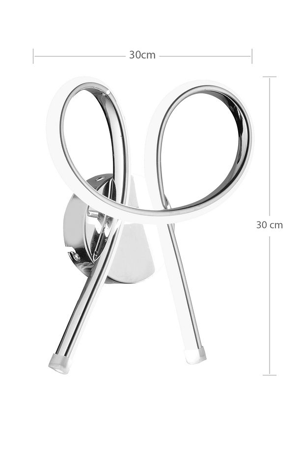 Ap 04 Model Krom 3 Renkli Koridor Ve Mutfak Için Ideal Aplik Alüminyum Avize, 30x30 - 6