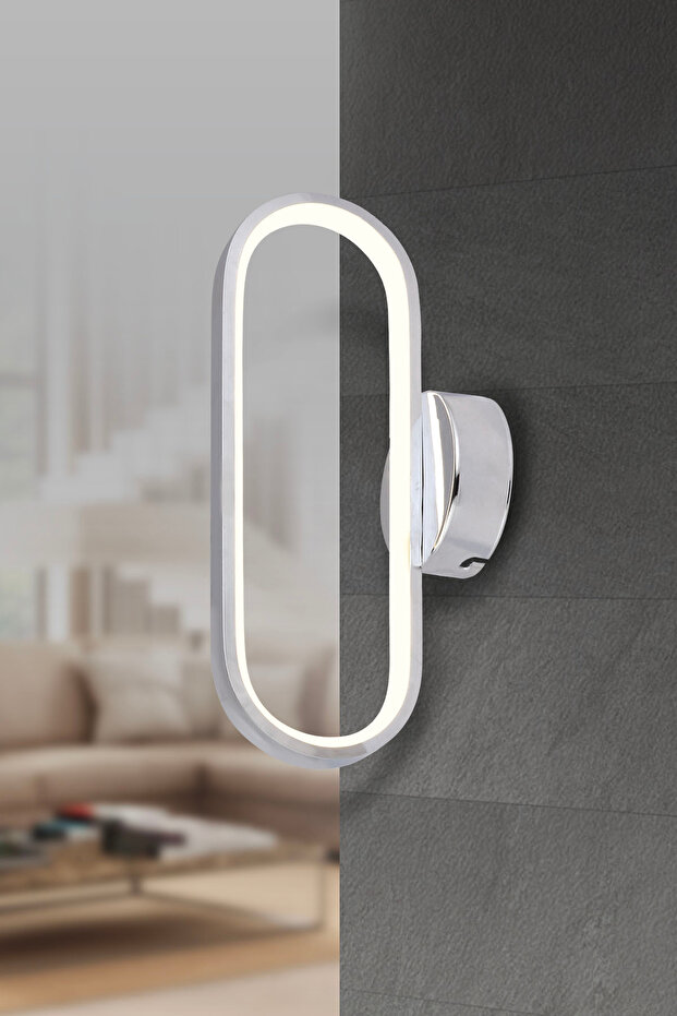 Ap 01 Model Krom 3 Renkli Koridor Ve Mutfak Için Ideal Aplik Alüminyum Avize, 35x15 - 5