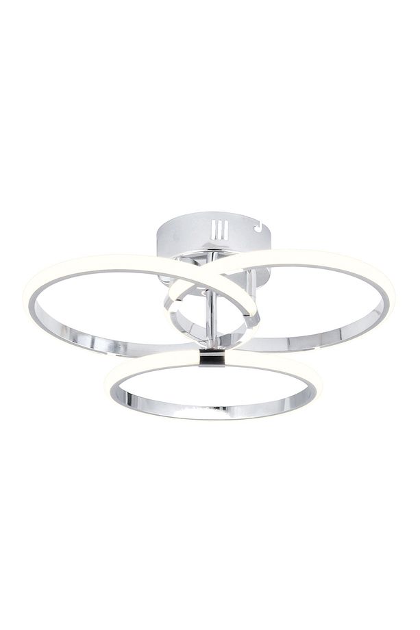 Pl 07 3 Model Krom 3 Renkli Salon Ve Oturma Odası Için Ideal Alüminyum Avize, 40x15 - 2