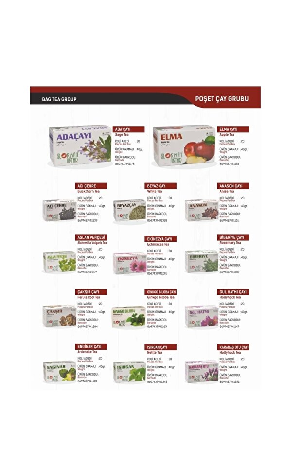 Ginkgo Biloba Çayı 20 'Li Süzen Poşet 1Adet, ginko Lokman Aktar - 2