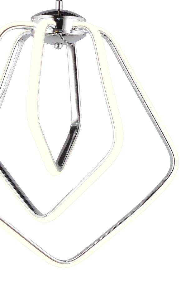Ld 068 Model Krom 3 Renkli Salon Ve Oturma Odası Için Ideal Alüminyum Avize, 40x70 - 4