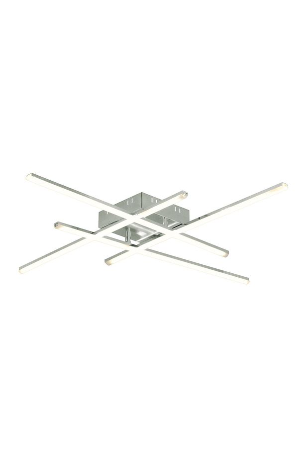 Pl 06 4 Model Krom 3 Renkli Salon Ve Oturma Odası Için Ideal Alüminyum Avize, 10x55 - 2