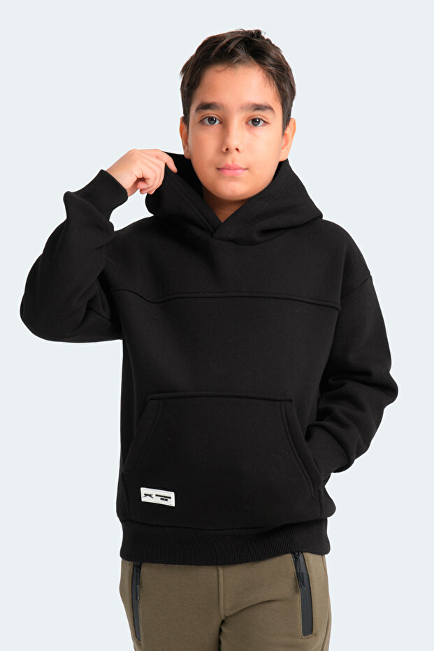 LENE Unisex Çocuk Sweatshirt Siyah - 3