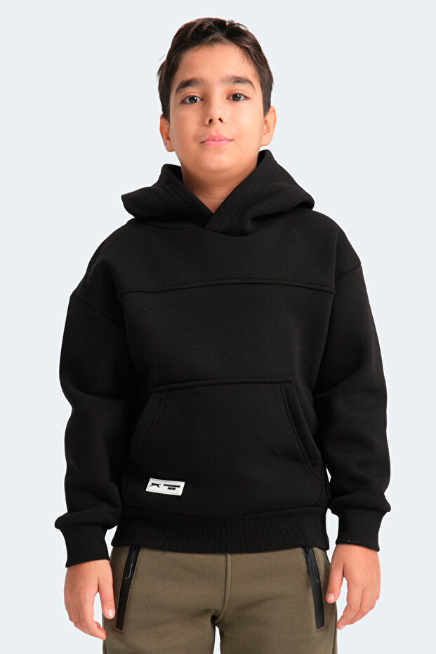 LENE Unisex Çocuk Sweatshirt Siyah - 6