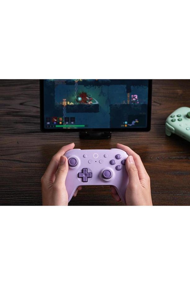 Ultimate 2C Kablosuz 2.4G Oyun Kolu PC Android Hall Effect Joystick Purple Uyumlu - 5