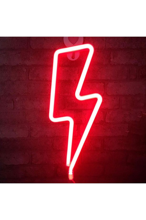 Şimşek Dekoratif Neon Led Işıklı Aydınlatma Tablo - 1