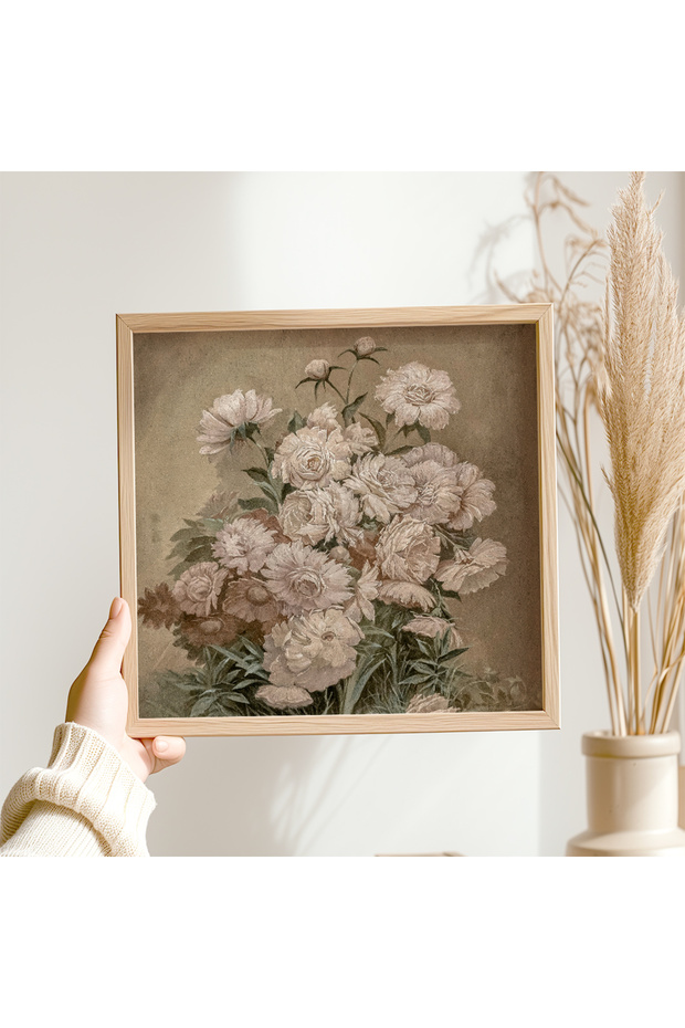 3 Parça Ahşap Çerçeveli Tablo - 2