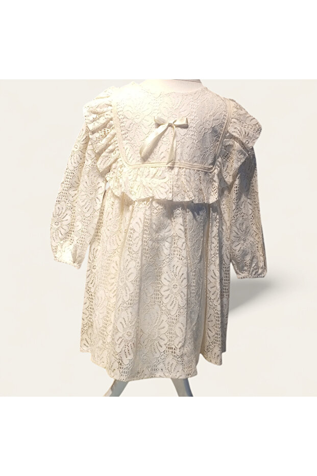 Kız Çocuk Elbise Dantelli - 2