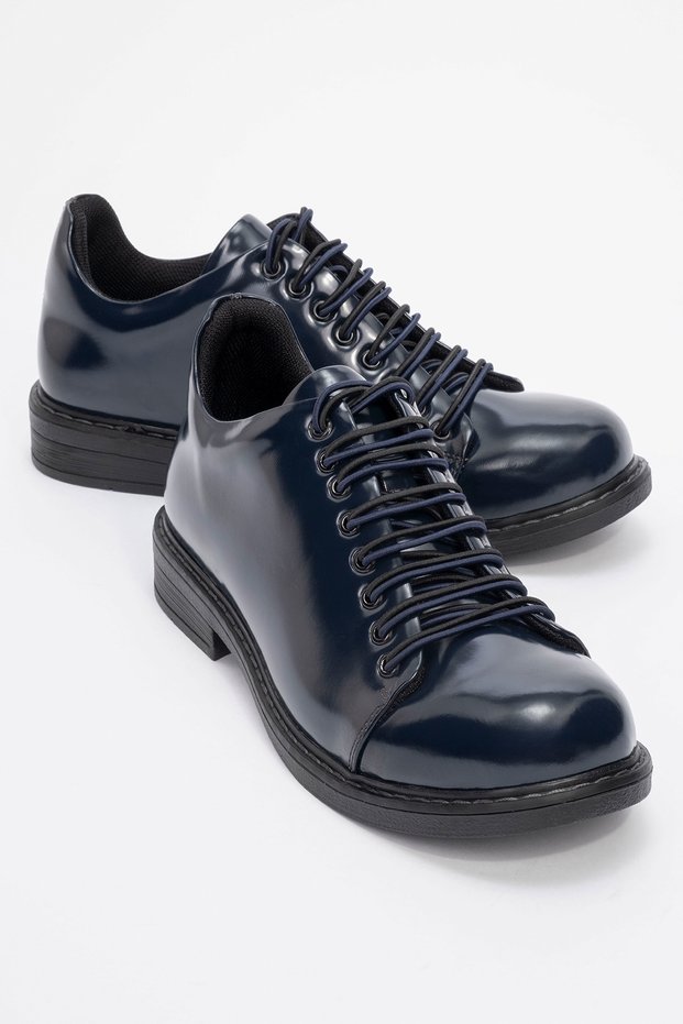 Festy Laci Patent Leather Rubber Laced Women's Casual Shoes