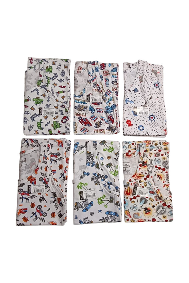 Boy's Patterned Undershirt - 5 Province - 4