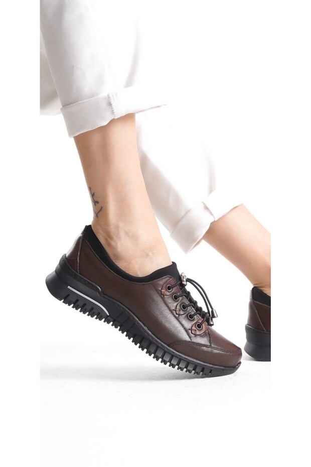 Genuine Leather Full Orthopedic Special Sole Special Production Daily Mother Shoes