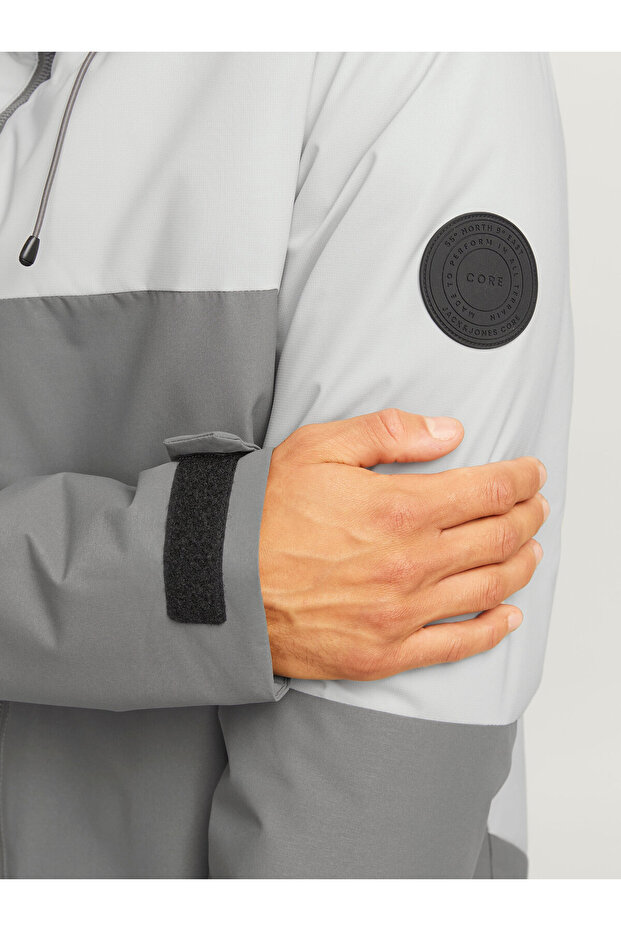 Softshell Jacket Cold Proof Gray Men's Coat - 6