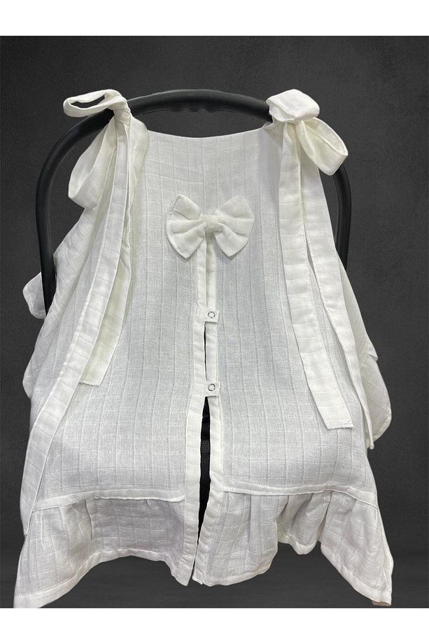 %100 Pamuk Muslin Puset Örtüsü (TEK) - 2
