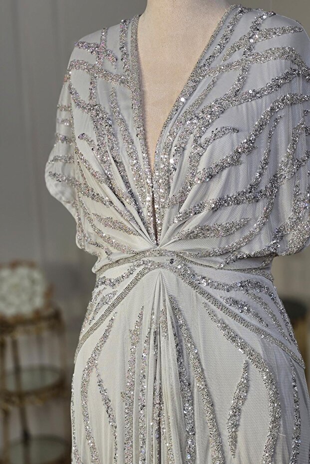 Gri İthal Abiye 1010 - 1