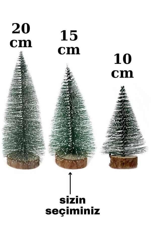 15 cm Tiny Christmas Table Pine - Tree - 4