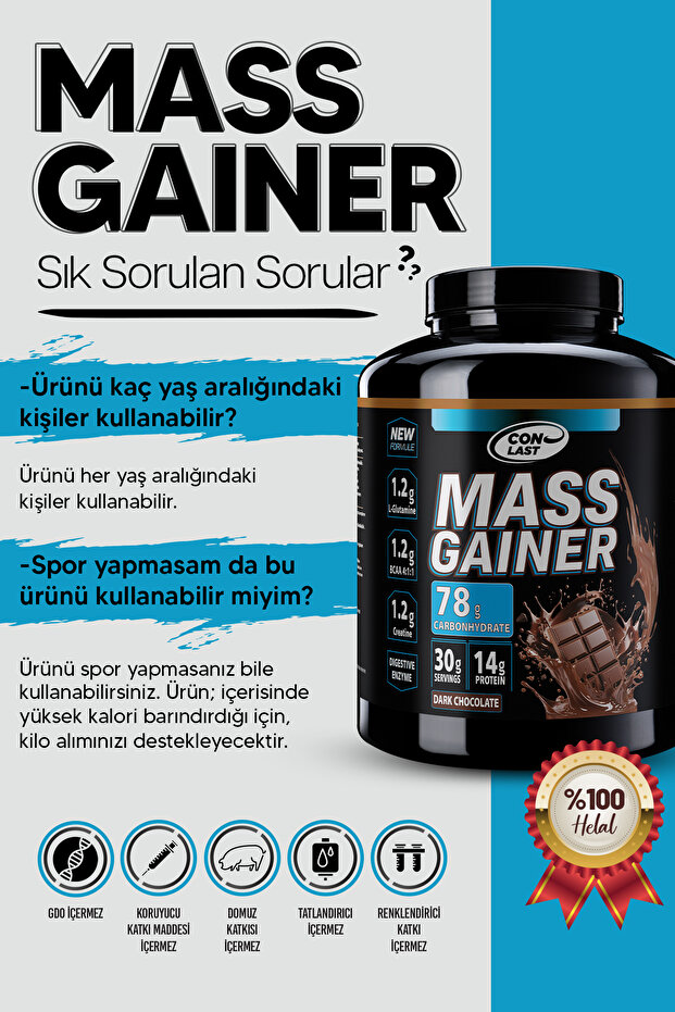 Mass Gainer 2000g Creatine 120 G - 4