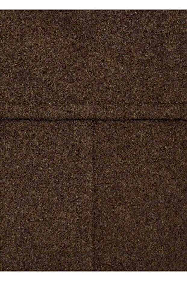 Dwurzędowy wełniany płaszcz - 6