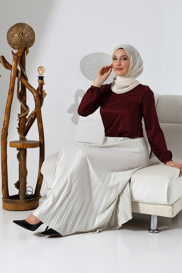 Piliseli Etek [EKRU] - 3