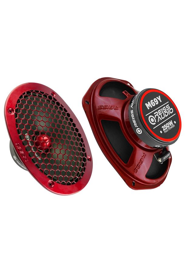 REİSS AUDİO RS-M69Y-250W MAX-100WRMS-KALİTELİ-PROFESYONEL-METAL KAPAKLI-OVAL MİDRANGE HOPARLÖR - 1