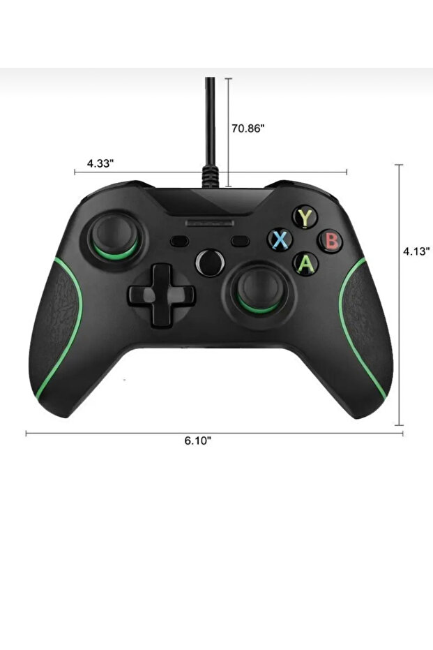 X360 Kablolu Gamepad Joystıck Usb Kablolu Pc/Ps3/360/Tvbox Uyumlu - 2
