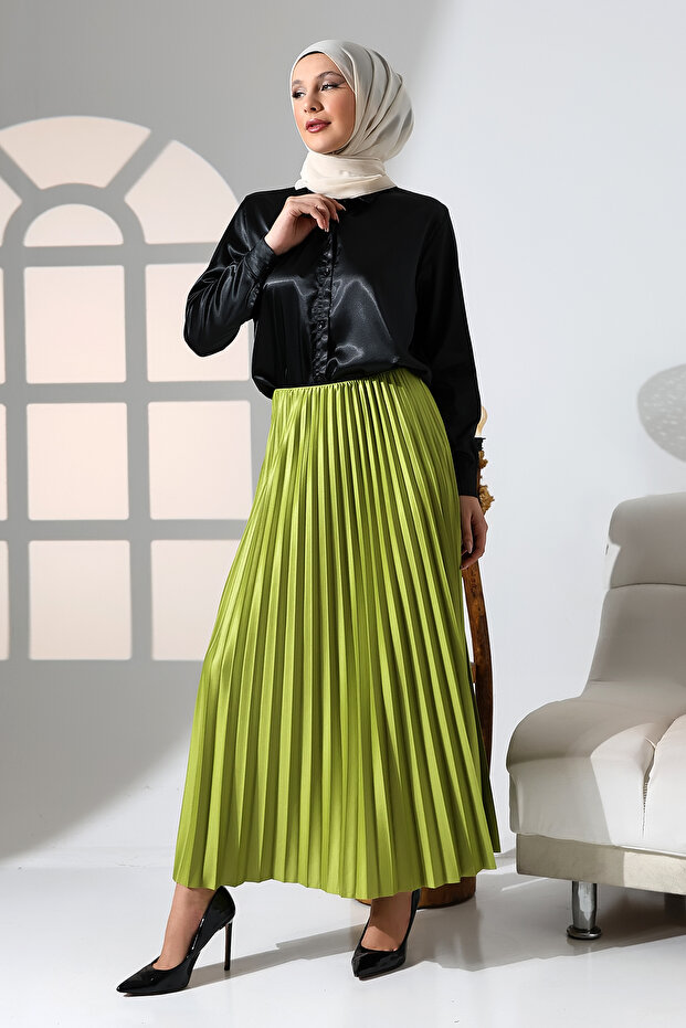 Piliseli Etek [YEŞİL] - 1