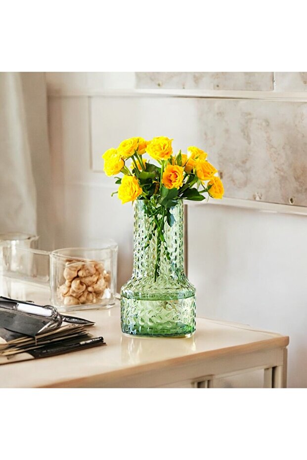 Bubble Scandinavian Vazo  Yeşil - 4