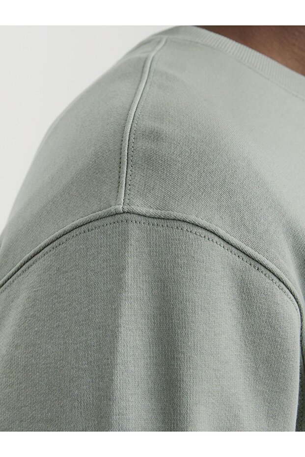 Sweatshirt Einfarbig Sweatshirt - 6