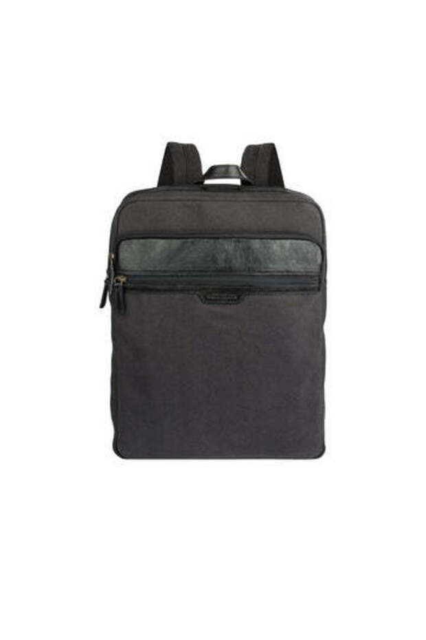 Viking 02 Black Leather Backpack – Stylish & Functional, Ideal for Work & Travel