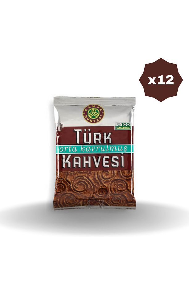 KAHVE DÜNYASI TÜRK KAHVESİ 100 GR - (12 ADET) - 1