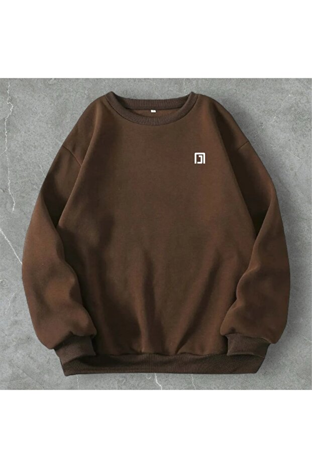 Women's Men's Jack&Noah Printed Crew Neck Sweatshirt