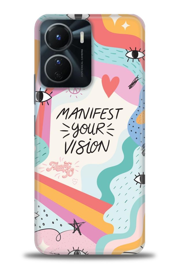 Tecno Spark 9 Pro Case Hd Printed Case - Manifest Your Vision + Full Screen Protector
