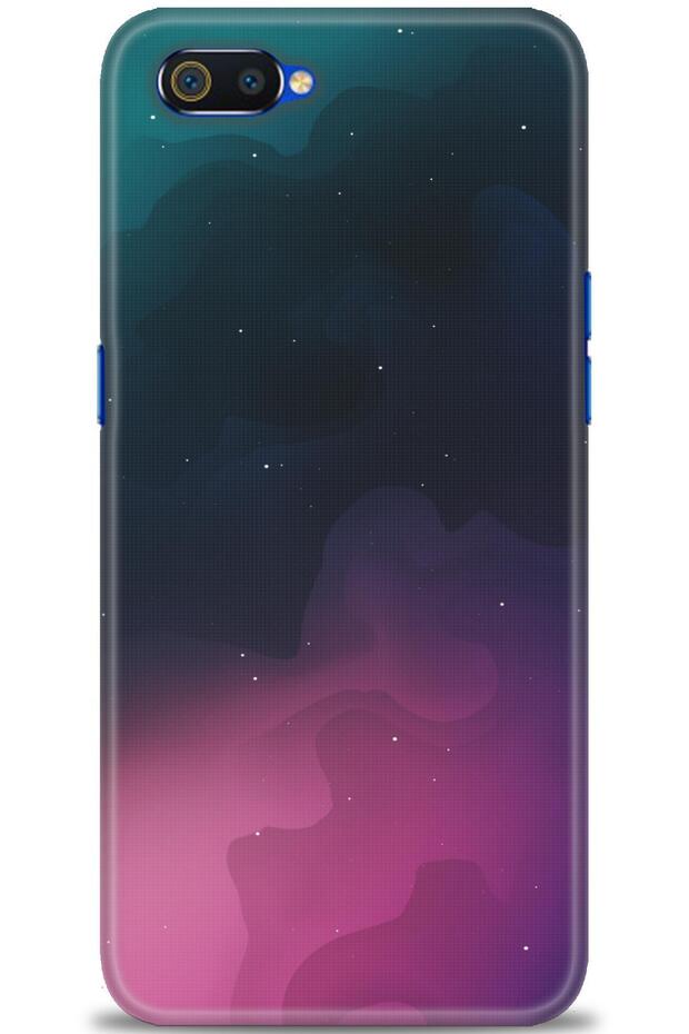 Case for Realme C2 Case Hd Printed - Sky + Full Screen Protector