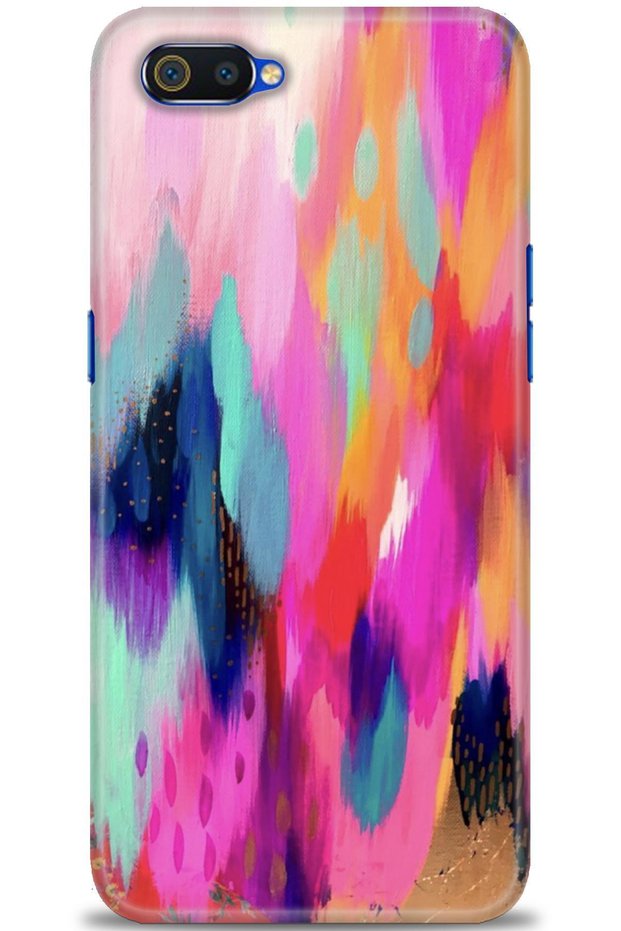 Realme C2 Case Hd Printed Case - Gilded Colors