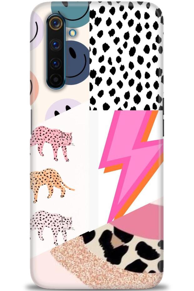 Realme 6 Pro Case Hd Printed Case - Tiger Spot Lightning