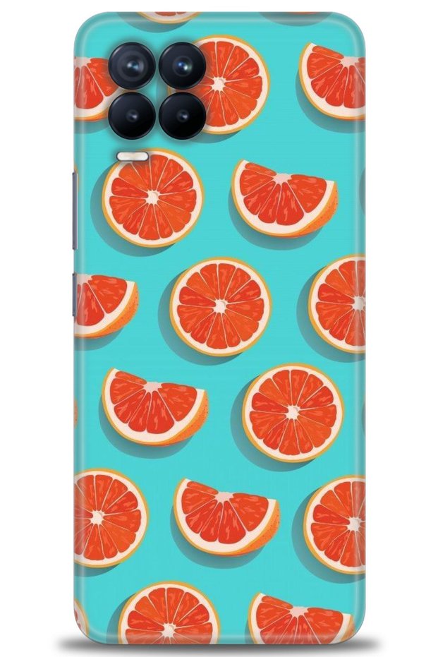 Realme 8 Pro Case Hd Printed Case - Orange Slices