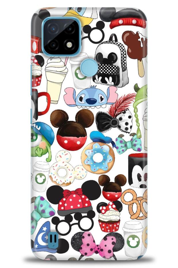 Infinix Hot 10t Case Hd Printed Case - Donuts and Ice Creams