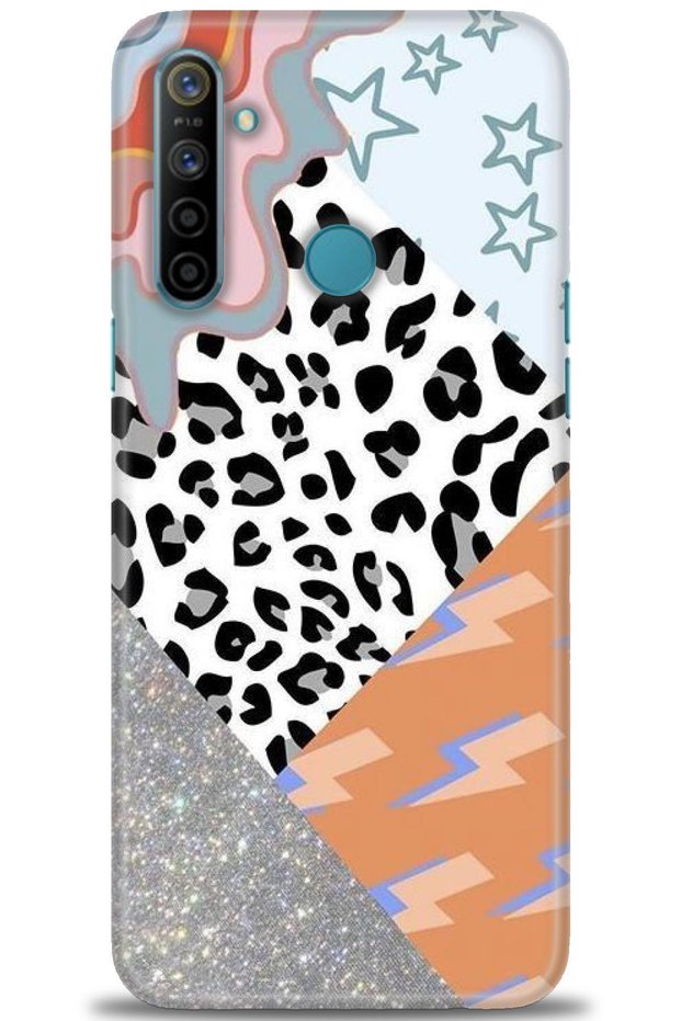 Realme 5I / 6I / C3 Case Hd Printed Case - Leopard and Lightning