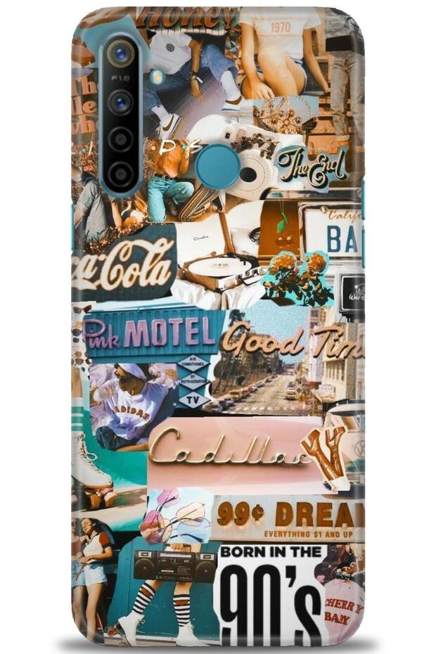 Realme 5I / 6I / C3 Case Hd Printed Case - Pink Motel