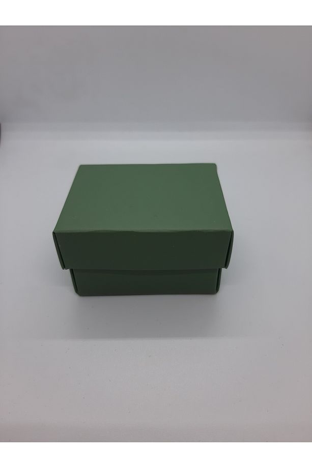 Karton İçi Süngerli Ekonomik ''YEŞİL'' (15 ADET ) Takı Saklama Kutusu (5,5 cm x 3 cm x 4cm) - 8