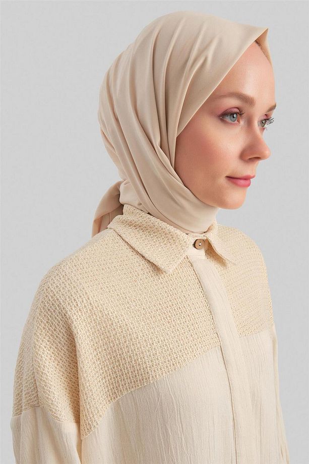 Simli Kumaşlı Fileli Tunik 24y3541 Aytaşı - 4