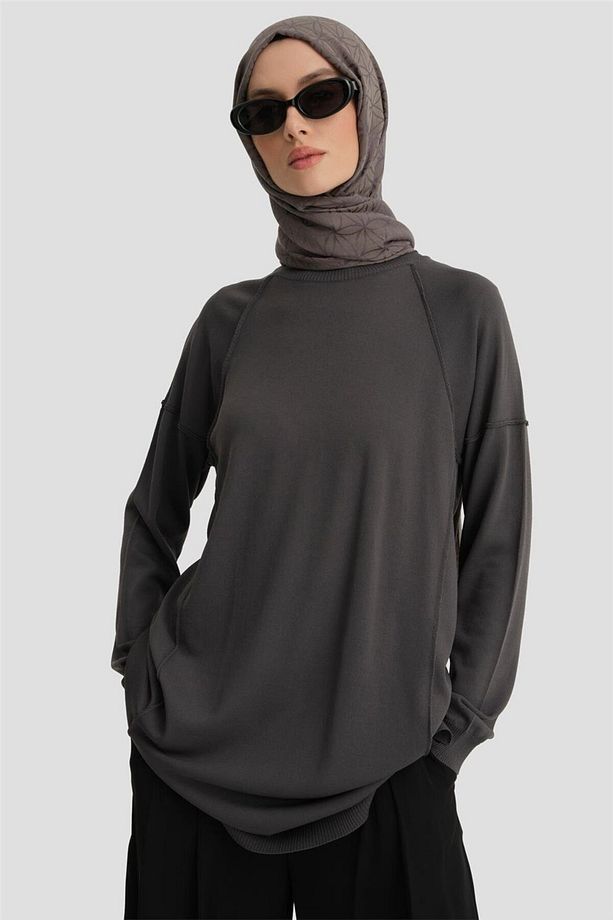 Triko Tunik 24kd2002 Antrasit - 4