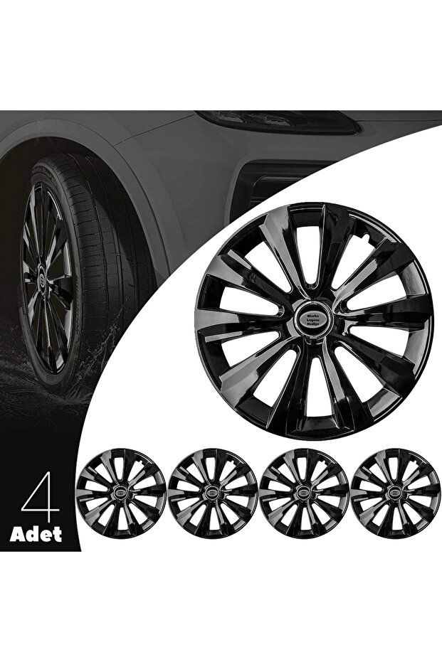 Elize Dacia Sandero Stapway 16 İnç Jant Kapağı Amblemli Piano Black 4 ...