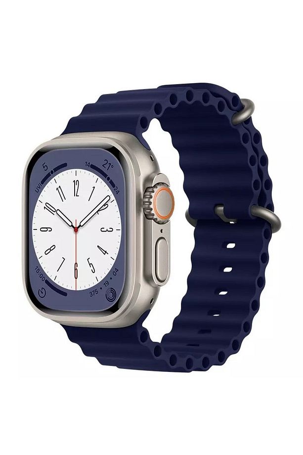 Apple Watch Uyumlu 42/44/45/49mm Seri 1/2/3/4/5/6/se/7/8/9 Ve (46MM SERİ 10) Kordon Loop Ocean - 1