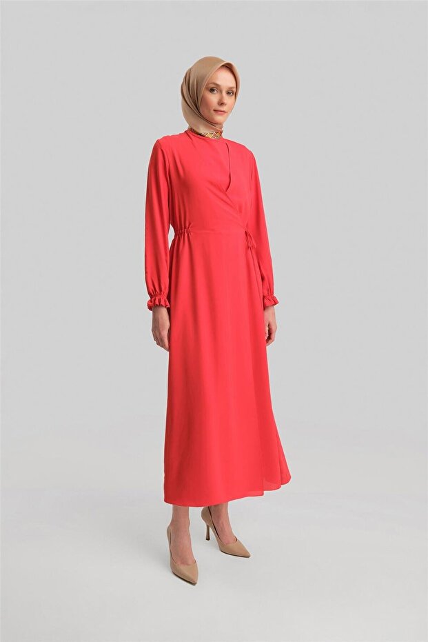 Anvelop Elbise Ort9230 Kırmızı - 2