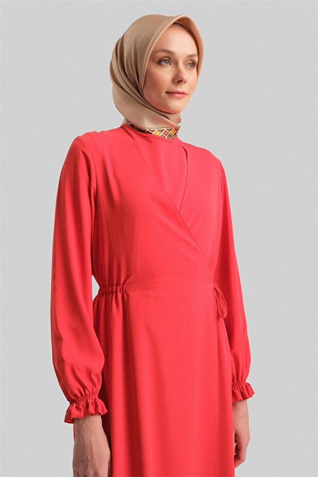 Anvelop Elbise Ort9230 Kırmızı - 3