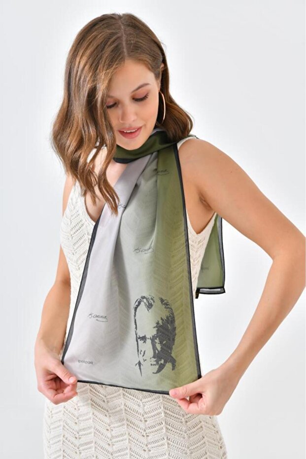Ataturk Themed Scarf