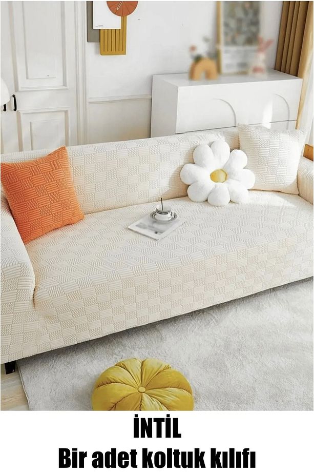 Koltuk Kılıfı Koltuk Örtüsü 3kişilik Koltuk İçin 1 Adet Yüksek Kaliteli Sofa Cover - 1
